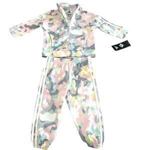 Adidas camo outfit 2 piece set  toddler Sz 12 NWT